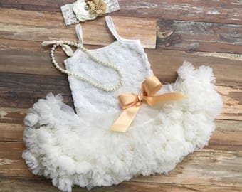 First Birthday Outfit Girl. Baby Girl 1st Birthday Outfit. Tutu Dress. Cake Smash Outfit Girl. Baby Girl First Birthday Outfit.