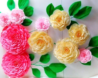 Paper Flowers for you Wedding party or each event by flower4you