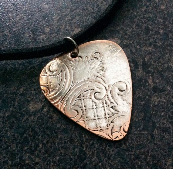 GUITAR PICK Pendant Pick Pendant Guitar Pick Necklace