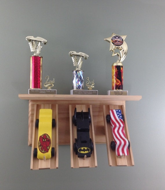 Derby Shelf Display Wall Shelf Pinewood CubScout Derby