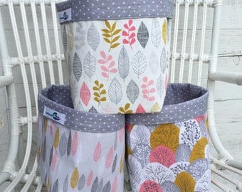 Fabric storage basket (square)