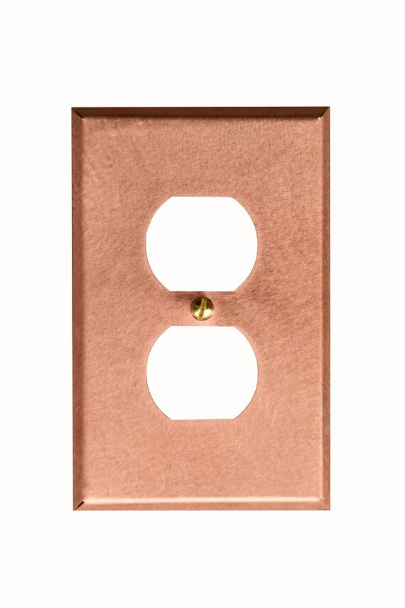 Solid Copper Plug and Outlet Plate Covers