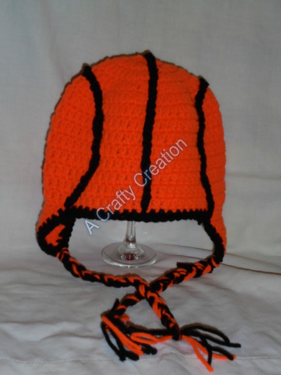 Crochet baby hatBasketball hat Crochet basketball hat