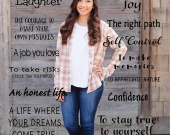 Senior 2018 Gift Custom Photo Graduation Photo Board Canvas Wall Art Wish For You Graduation Gift Senior Picture Dorm Decor Keepsake