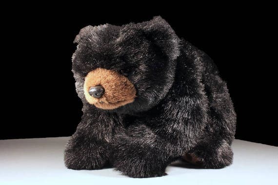 plush black bears