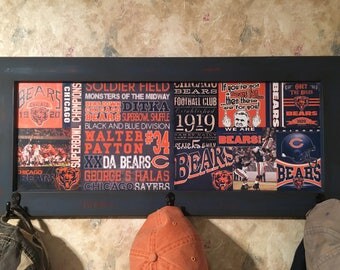 Chicago Bears Wall Art chicago bears decor | etsy Chicago Bears Wall Art chicago bears decor | etsy