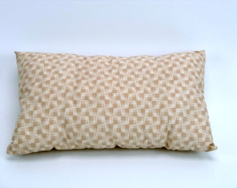 Camping Pillow, White Cotton, Pillow For Teens, Rectangular Pillow, Bedroom Decor, Complete Pillow