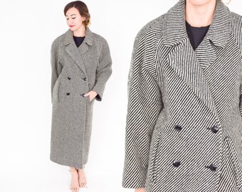 80s wool coat | Etsy