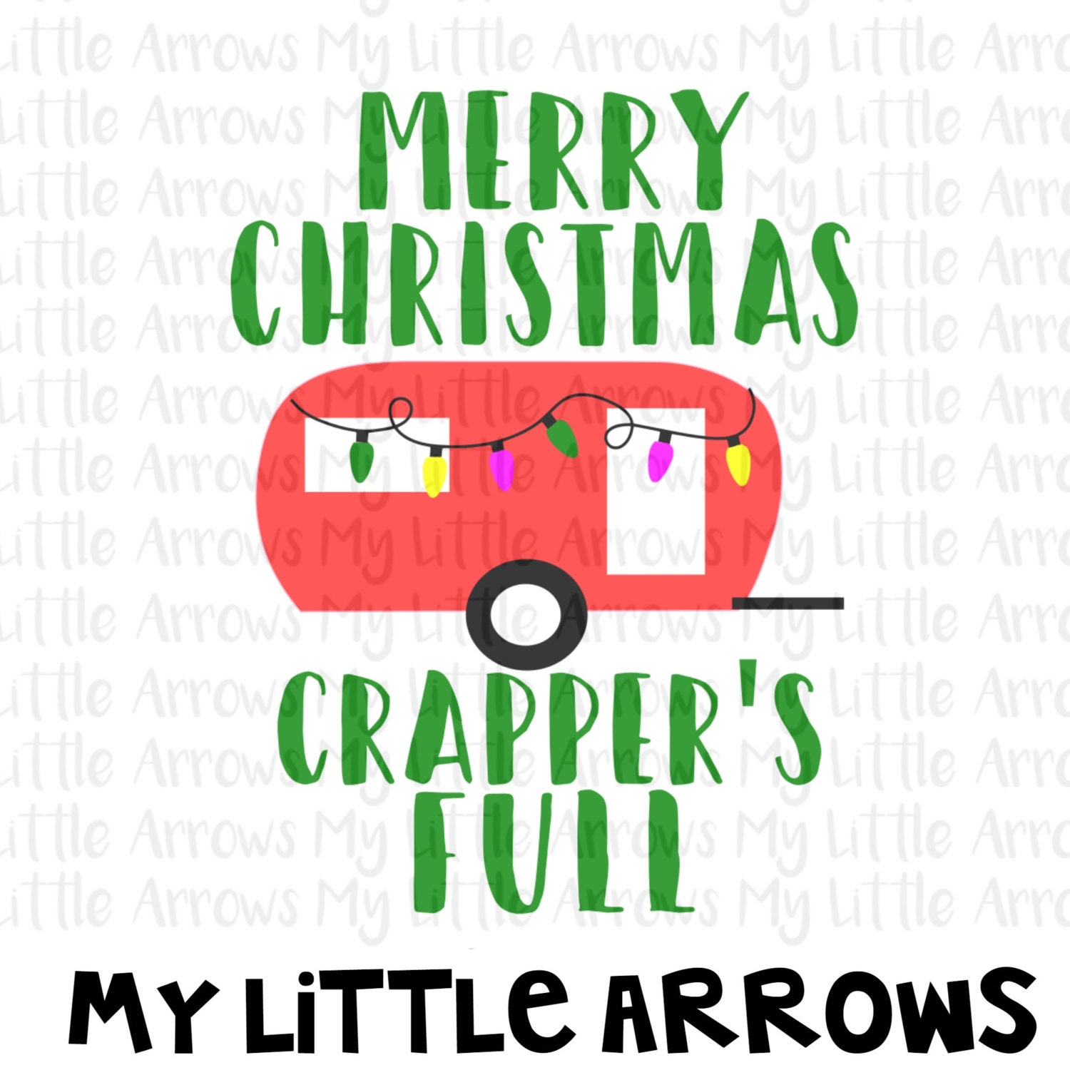 Download Merry Christmas camper crappers full SVG DXF EPS png Files