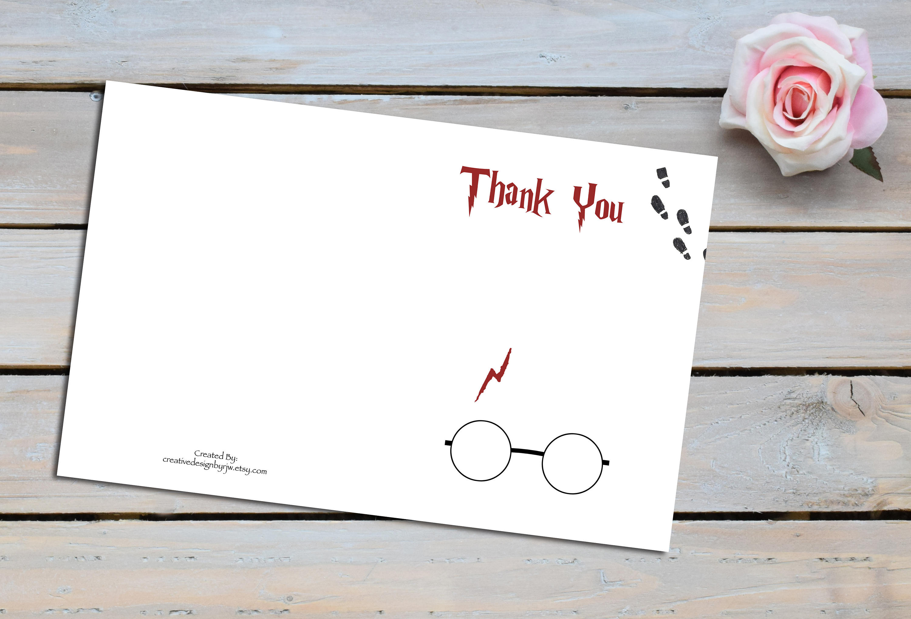 Harry Potter thank you notesHarry Potter thank you