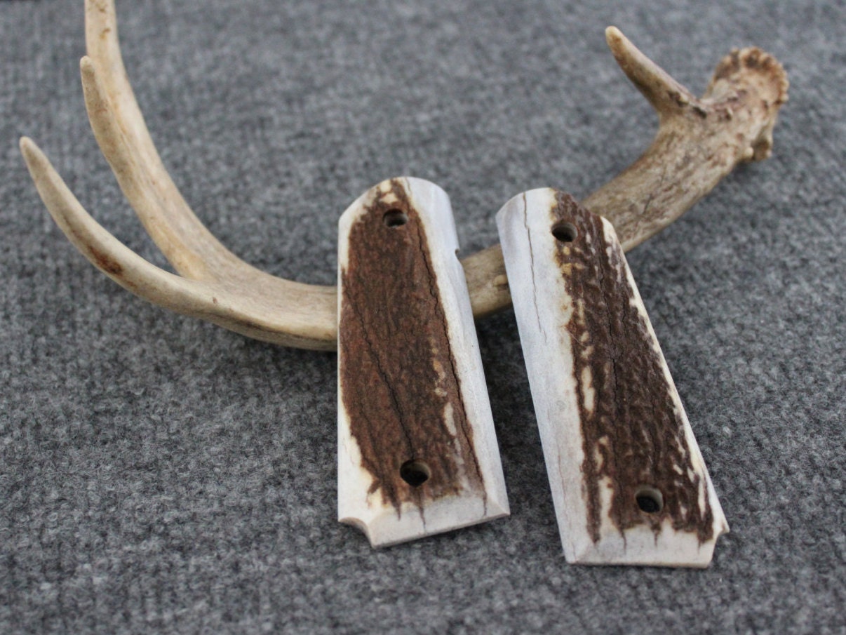 1911 Custom Handmade Elk Pistol Grips Item 455