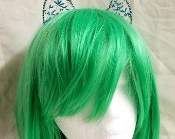Beaded Maleficent Horns Headband