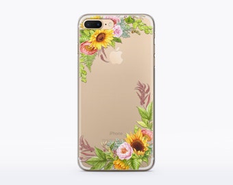 Flower iPhone 6 Case Flower iPhone 6s Clear Flower iPhone 5s Clear Case iPhone 6 Clear Case iPhone 6 Clear Design Clear Phone Case CMCP131
