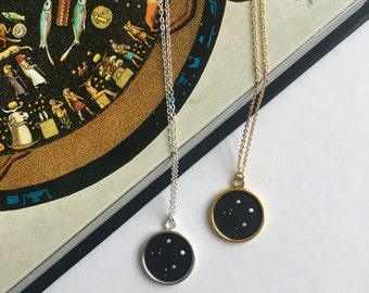 LIBRA NECKLACE. zodiac jewellery - libra constellation necklace - libra zodiac necklace - libra star sign necklace - zodiac - astrology