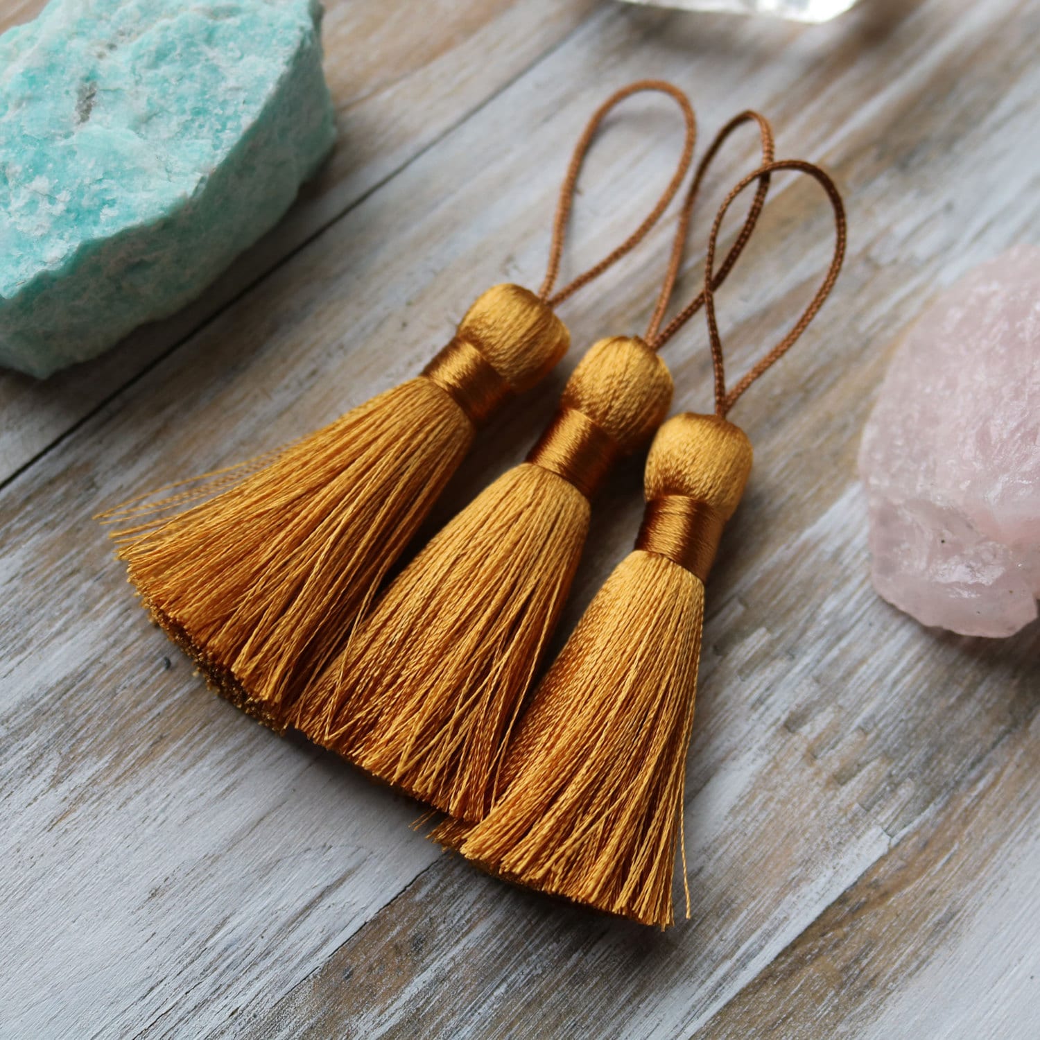 Golden Tassel Dark Golden Tassel Fashion Tassels Silk