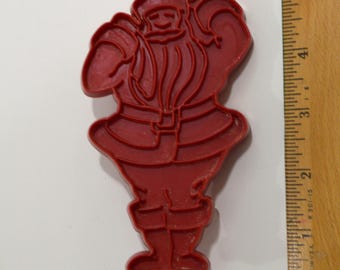 Vintage TUPPERWARE SANTA CLAUS Cookie Cutter | 1963 4 15/16" Christmas
