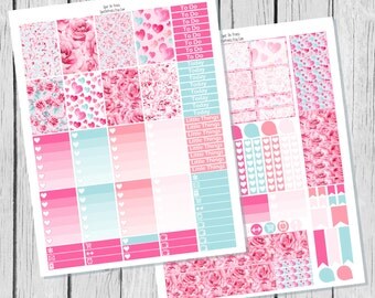 Valentines Planner Sticker Happy Planner Printable / Happy Planner Stickers / Printable Planner Stickers / Valentines Planner Stickers