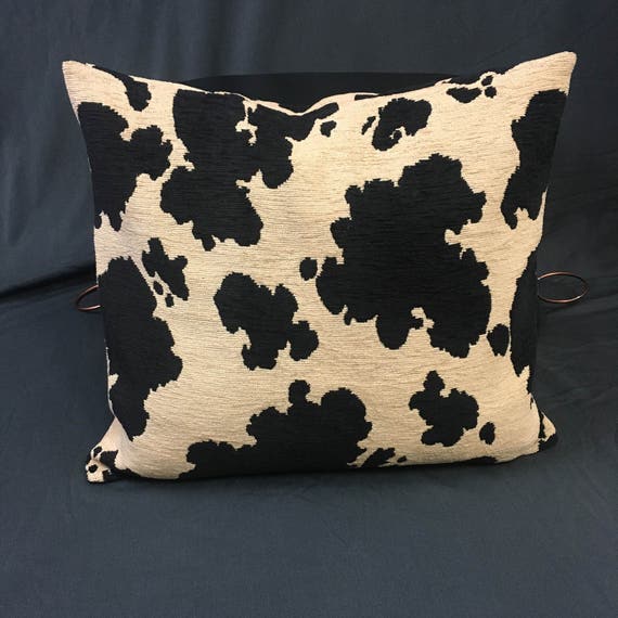 Cow Print Pillow Pillow Cover 14 x 14 Pillow Cover Cushion