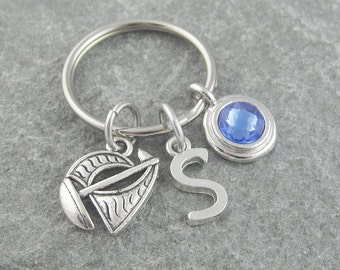 sailing boat keyring sailboat keychain etsy sailing boat keyring sailboat keychain etsy
