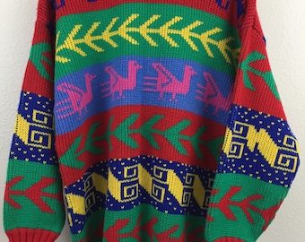 Vintage Knit Sweater - Native Designs