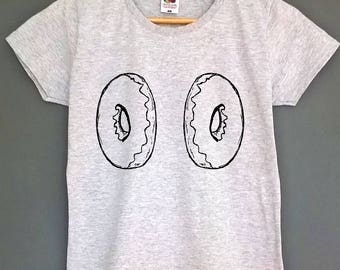 Donut boobs shirt boob tshirt boobs t-shirt boobs top tee boobs t shirt donut tshirt donut t-shirt donut top tee donut t shirt donut boobs