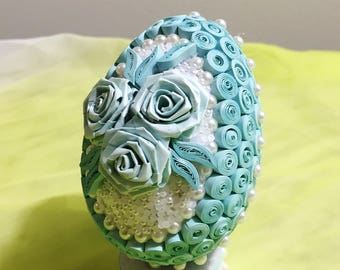 Quilling Easter Egg. Happy Easter. Easter Decorations. Easter Ornaments. Easter Home Decor. Easter Gifts. Quilling Art. Unique Quilling Egg