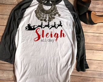 deer santa shirt