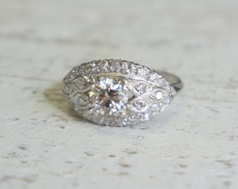 art deco engagement ring – Etsy