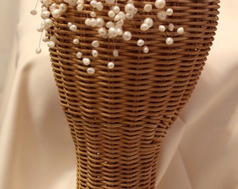 Bridal- Lovely Pearl Headpiece on a Comb