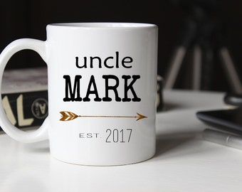 Uncle Mug, New Uncle Gift, Pregnancy Reveal, Uncle to be Mug, Gift for Uncle, Gift for brother, New Baby, Pregnancy, Announcement, Mugs