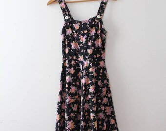 vintage 1970s dress // 70s floral dress