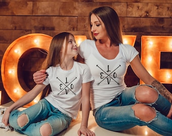 Matching Mother Daughter Outfits/ Mom and Baby Matching/ Mommy and Me Outfits/ Mother Daughter Shirts/ Matching Outfits/Woman's Gift