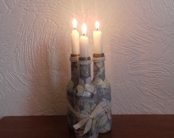 Orchid Candelabra Candle Holder