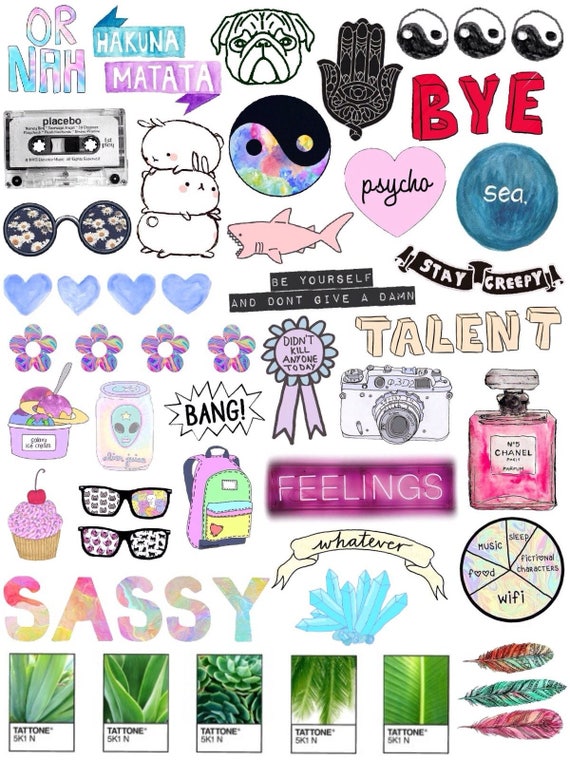 pin by kailey graley on stickers tumblr stickers cute - cartoon style ...