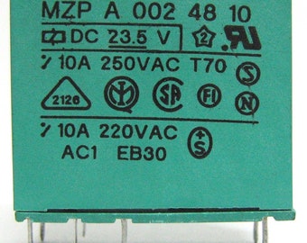 Feme relay 23.5Vdc model MZP A 002 48 10