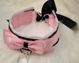 BDSM/DDLG/Kitten Play Collar // Hello Kitty Inspired Collar