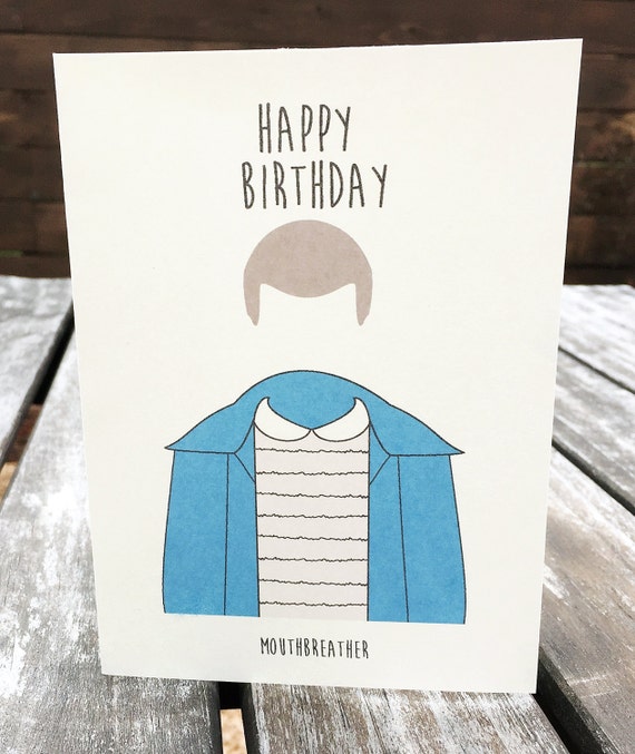 Stranger Things Birthday card Stranger Things Eleven Bday
