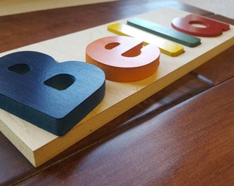 Child's name puzzle, personalized name puzzle, christmas gift , toddler puzzle, Pre-K,andchildren gift, boy puzzle, girl name puzzle
