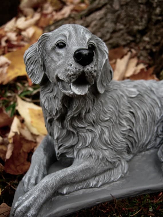 Retriever Statue Concrete Golden Retriever Dog Statues