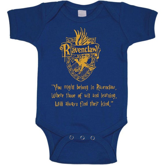 Ravenclaw House Sloagan Baby Onesie / Harry Potter Baby