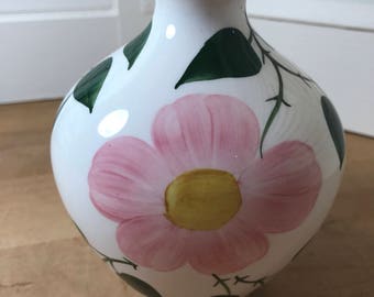Vintage Villeroy and Boch Wild Rose Pattern Vase