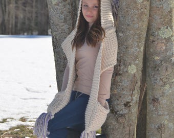 Unice Unicorn Hooded Scarf