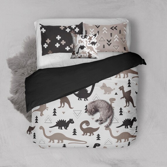 My 1st Big Boy Bed Set Dinosaur Comforter Dino by InkandRags
