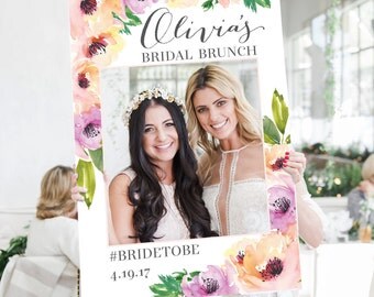 Wedding Photo Prop - Bridal Shower Photo Prop - Wild Flower Photo Prop - DIGITAL FILE - Baby Shower Photo Prop - Printed Option Available