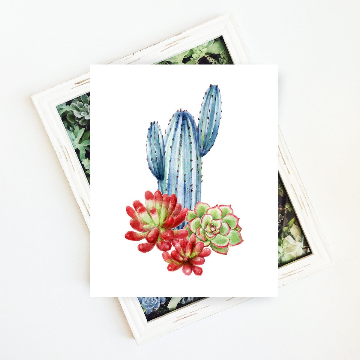 Cactus Print Printable Wall Art Succulent Print Botanical