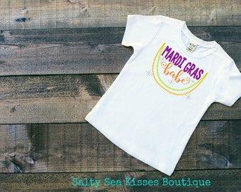 girls mardi gras shirt