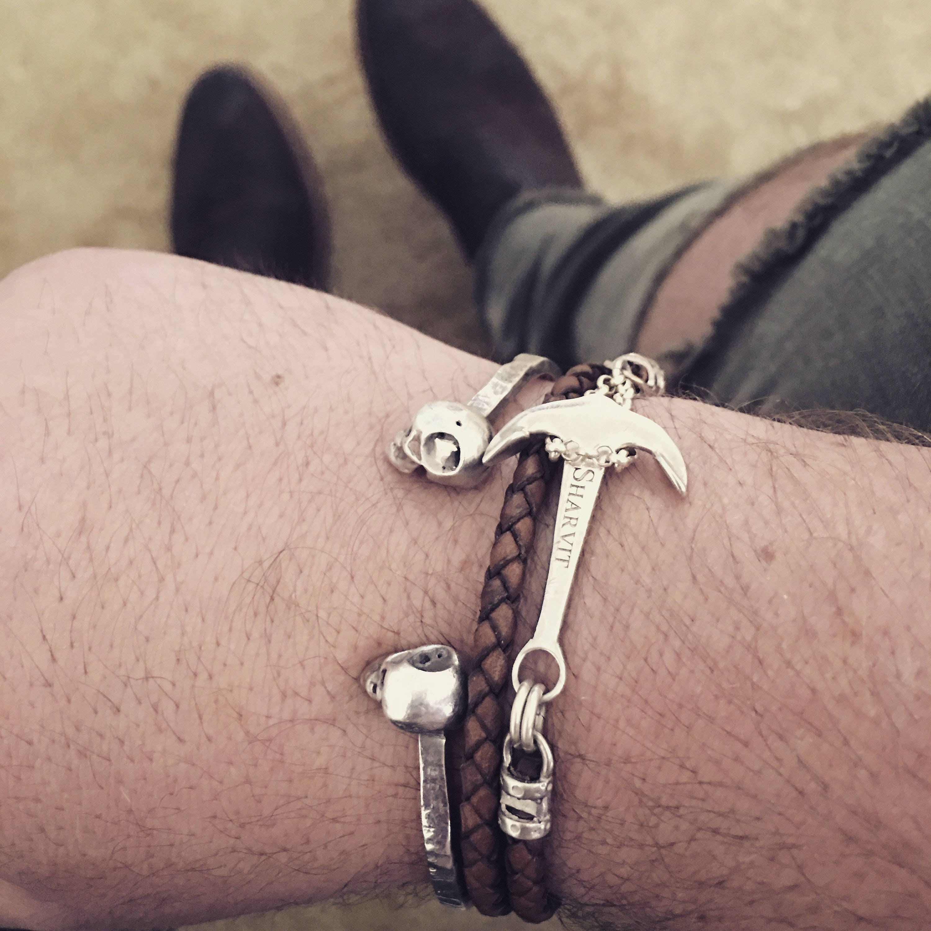 Anchor Bracelet Anchor Leather Bracelet Hook Bracelet