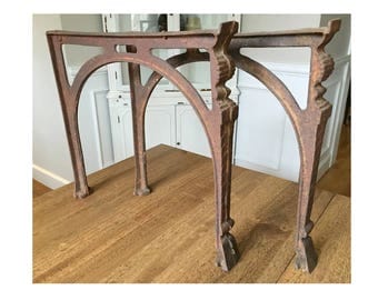Antique Cast Iron Soapstone Sink Legs