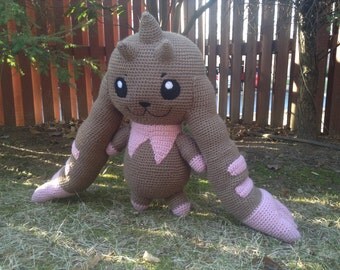 Digimon Inspired: Life-Size Lopmon Amigurumi (Crochet Plushie/Plush Toy) - MADE TO ORDER!
