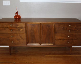Walnut Credenza by Kipp Stewart for Drexel